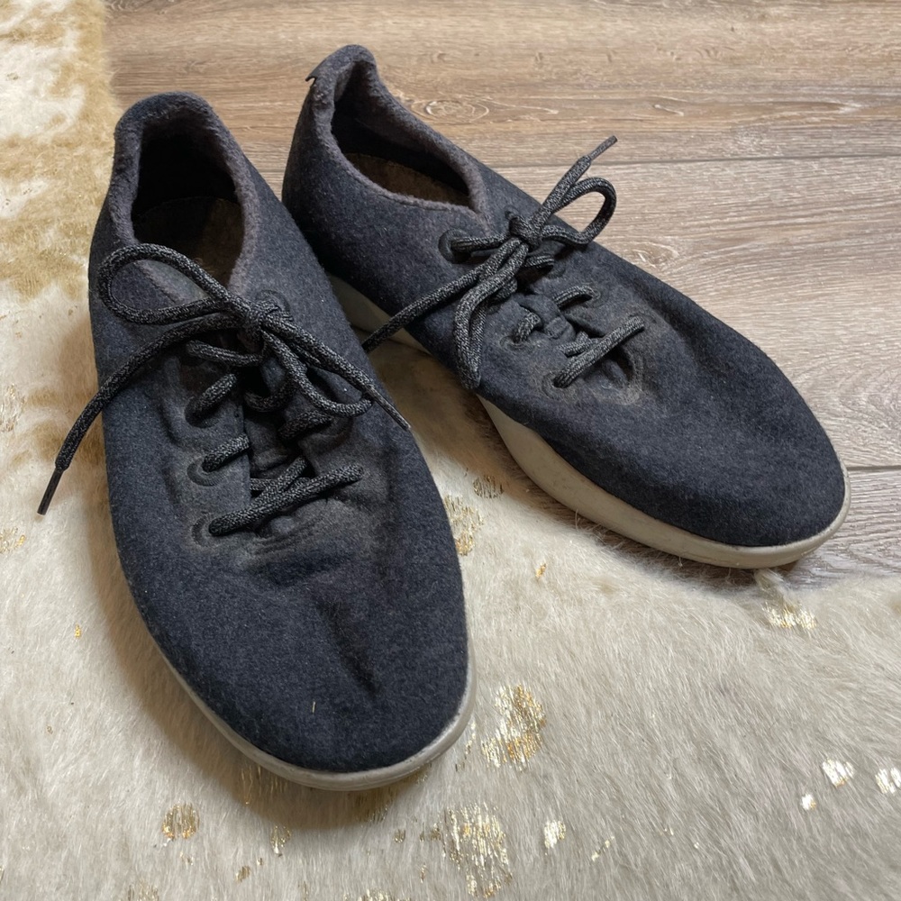 Allbirds grey merino wool grey sneakers mens 11 - Picture 1 of 5